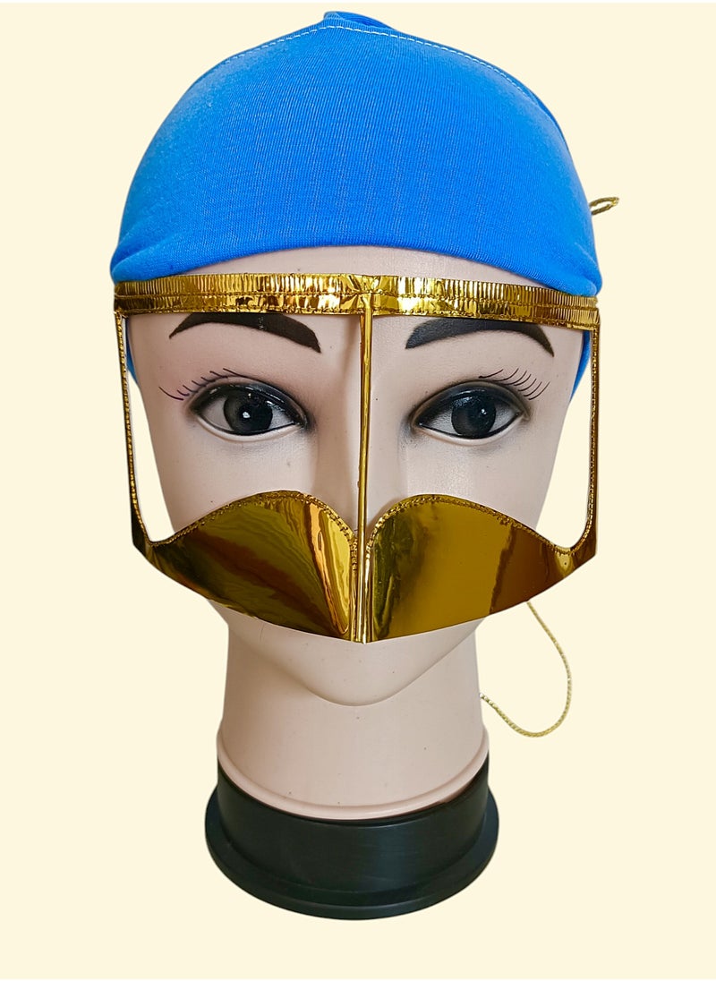 Burqa Golden Paper New Design Arabian Facemask, Hijab, Niqab 4pcs