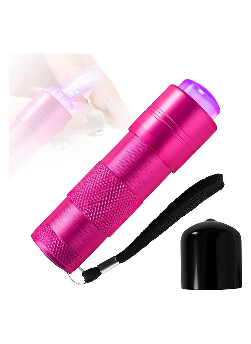 LED Nail Lamp Mini UV LED Nail Lamp Portable USB Quickly Nail Dryer UV LED Light for Nails Gel Nails Nail Extension Travel Manicure Home DIY Salon Lamp Thumb Mini Nail Lamp (Flashlight)