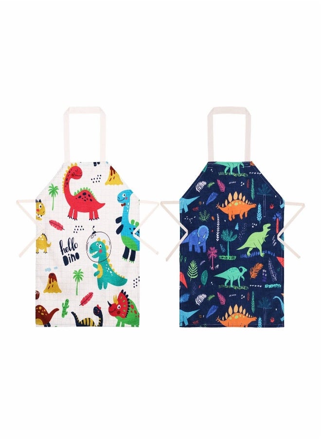 2 Pcs Kids Aprons Chef Apron Baking