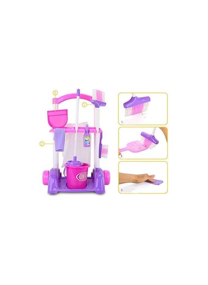 Little Helper, Pretend Play Housekeeping Cleaning Set Toy for Kids - 10 Pieces