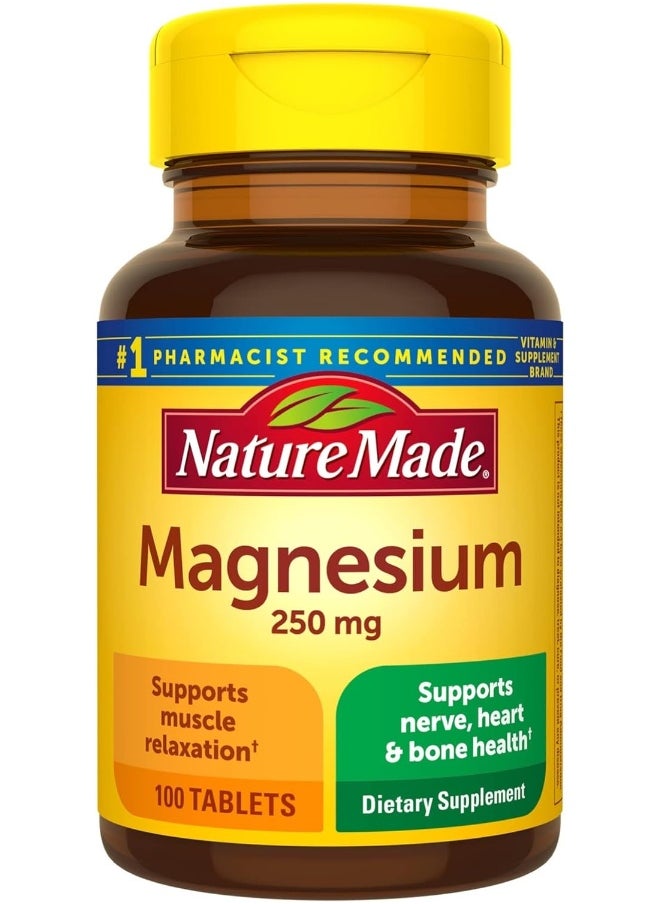 Magnesium (Oxide) 250 Mg Tablets 100 Ct