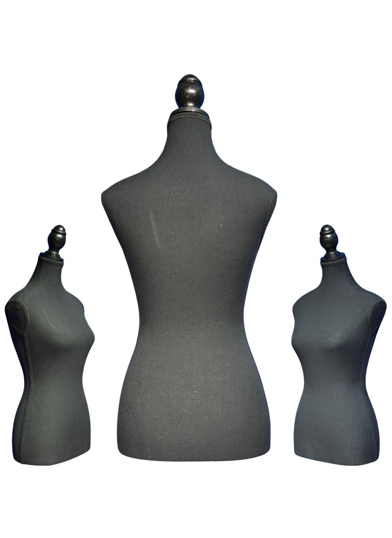 170cm Mannequin Full Body Female Mannequin Torso, Adjustable Dress Form Mannequin, Display Mannequin Body Foam Torso, Metal Tripod Stand Manikin Seamstress Dummy for Clothes, Jewellery Store, Boutique