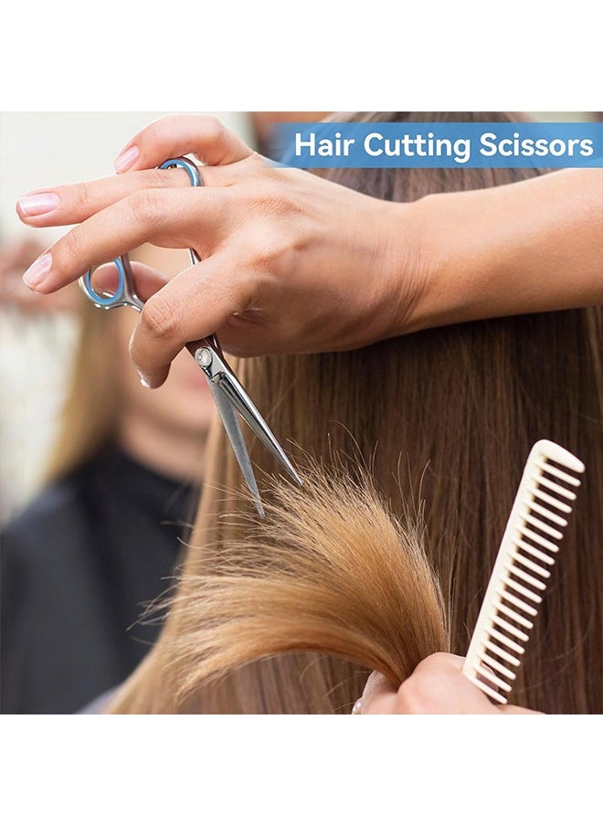 2 pcs Haircut Scissors, Professional Hair Thinning Scissor Hairdressing Scissors Hair Cutting Kit Home Hairdressing Salon Hairdresser