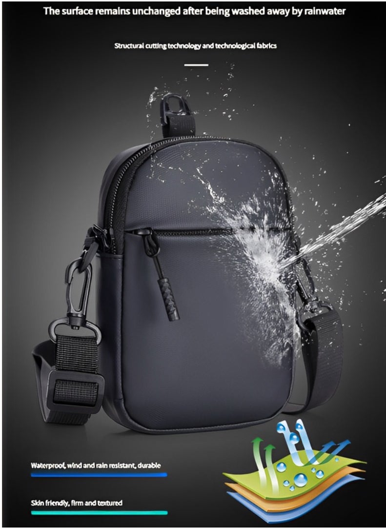 Skycare Waterproof Mini Sling Chest Bag - Multi-Purpose Lightweight Crossbody Bag for Men & Women
