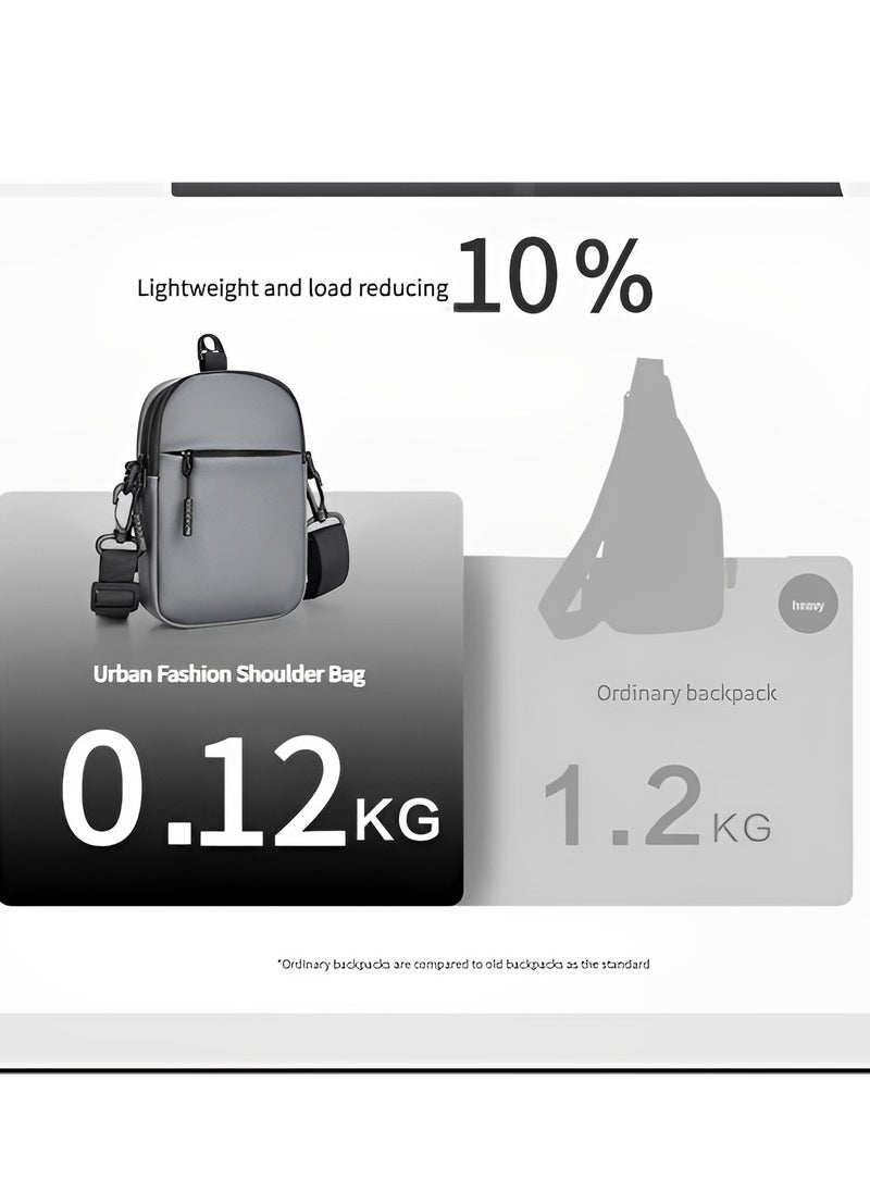 Skycare Waterproof Mini Sling Chest Bag - Multi-Purpose Lightweight Crossbody Bag for Men & Women