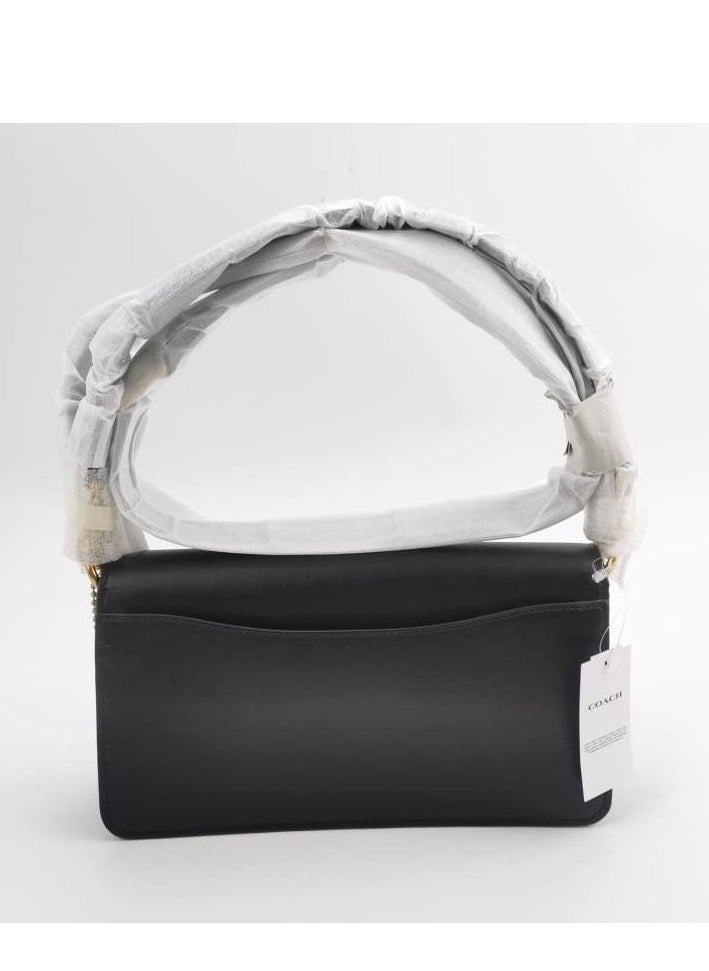 Coach Tabby26 Cowhide Hemp Splice Leather C-shaped Buckle Crossbody Bag Shoulder Bag
