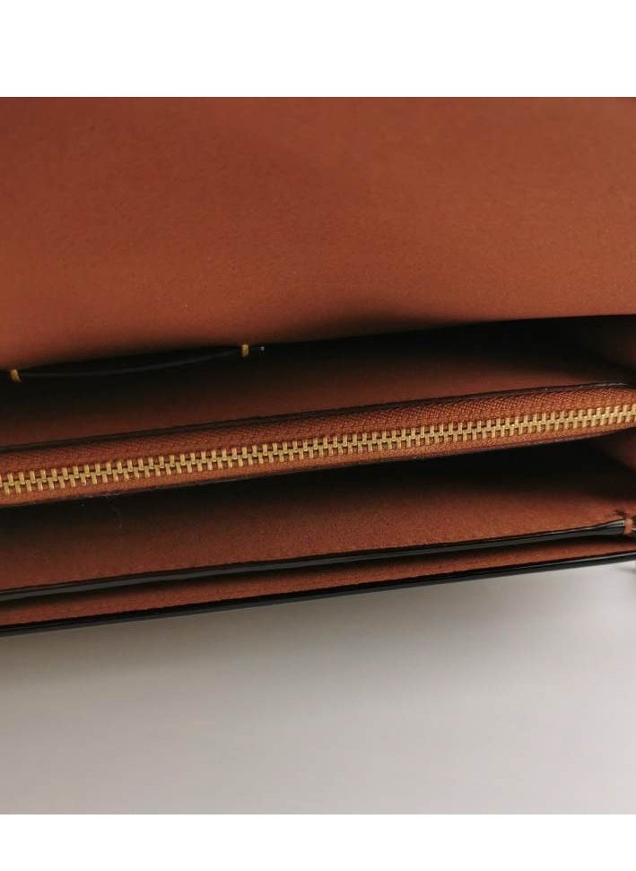 Coach Tabby26 Cowhide Hemp Splice Leather C-shaped Buckle Crossbody Bag Shoulder Bag