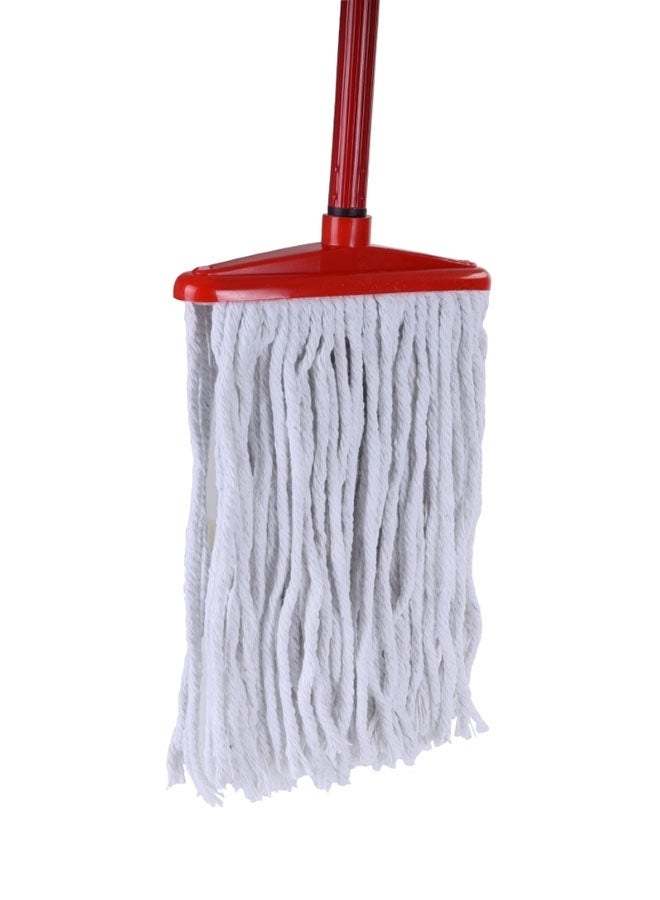 Floor Mop With Stick Red/White