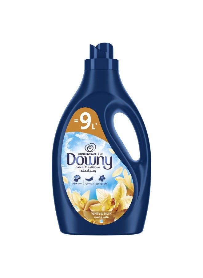 Fabric Conditioner, Concentrate, Vanilla And Musk Variant, Color Protection, More Softness, Longer Lasting Freshness  3L = 9L