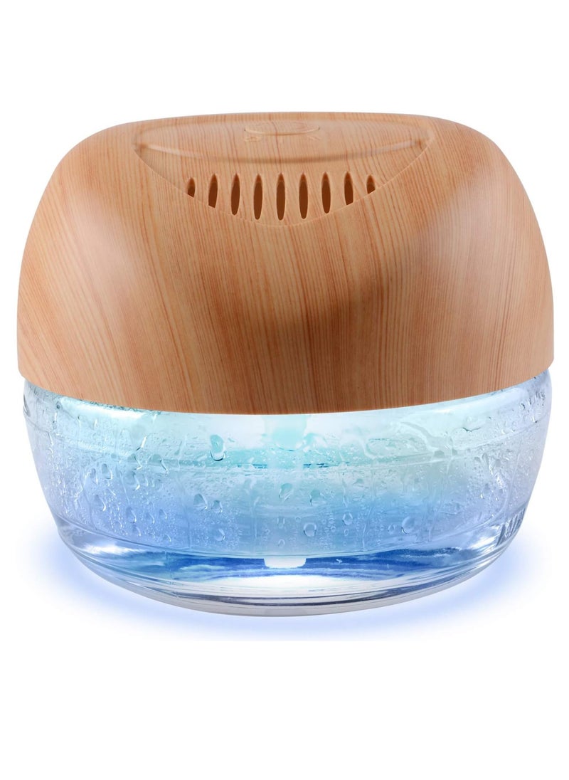 Air Purifier,  Lightweight Multifunctional Air Freshener, Portable Fragrance Diffuser With Night Light, Easy To Clean And Durable Electric Deodorizer For Home And Office, (1pc, Light Brown)