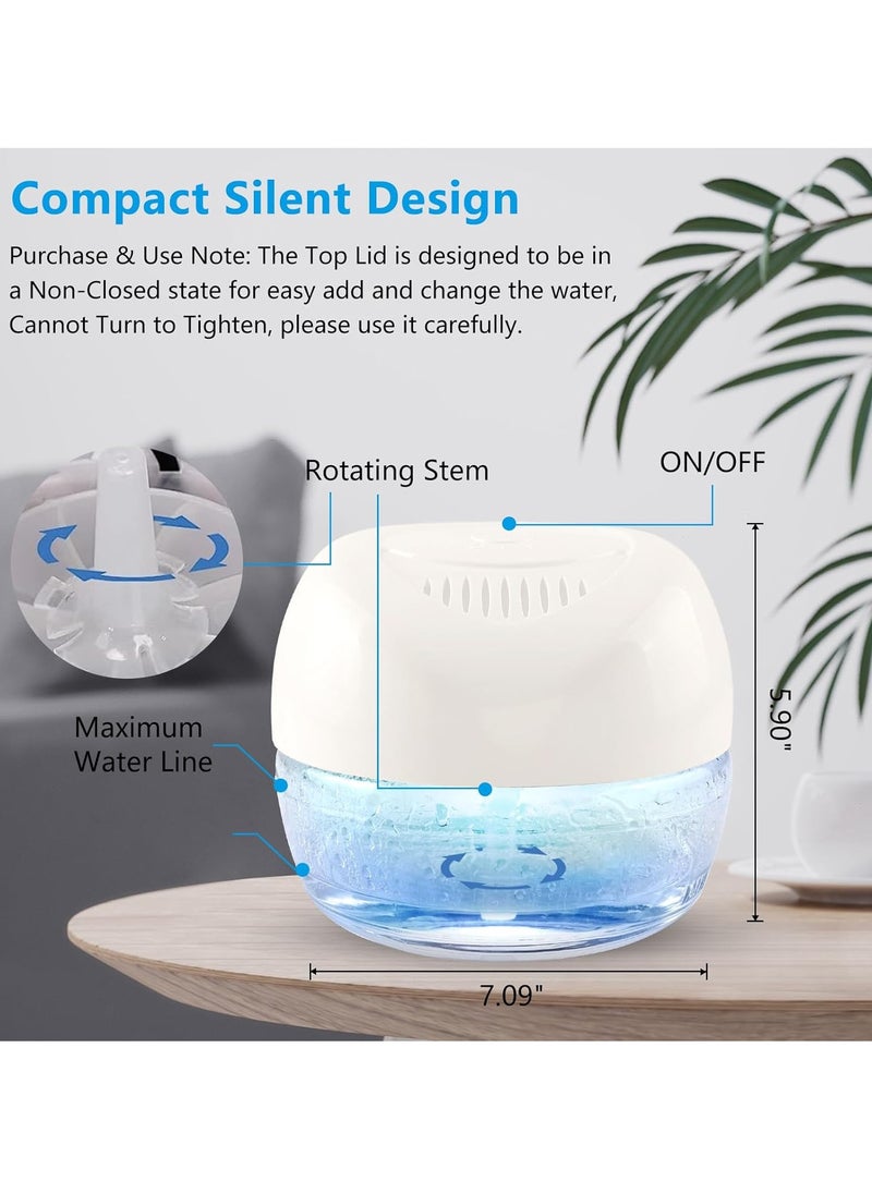 Air Purifier,  Lightweight Multifunctional Air Freshener, Portable Fragrance Diffuser With Night Light, Easy To Clean And Durable Electric Deodorizer For Home And Office, (1pc, Blue)