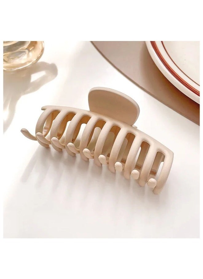 8 Pcs Hair Clips for Women 4.3 Inch Solid Vintage Matte Geometric Hair Claws Keel Clamp u0026 Rectangular Hairpins for Women Thin Thick Curly Hair