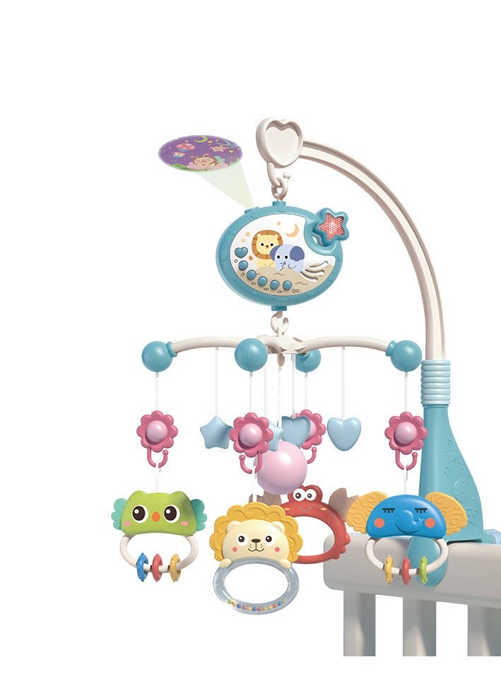 Hot selling baby crib bell toy multifunctional music rotating bedside bell baby smoothing toy