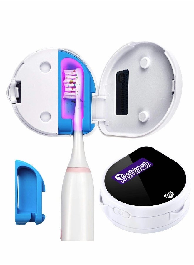 UV Toothbrush sterilizer Case, Portable Tooth Brush Sterilizer with Cover