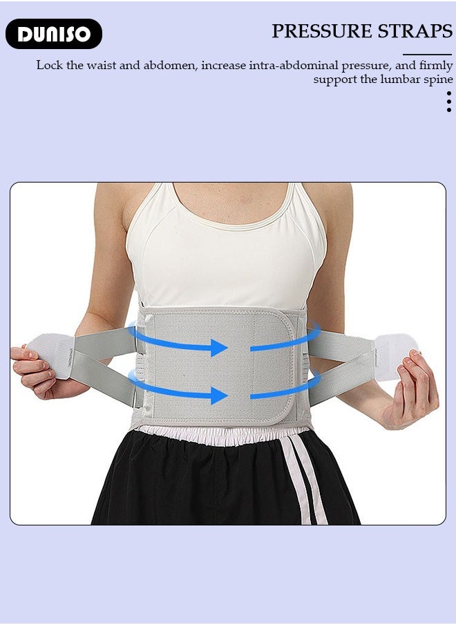 Waist Support Belt for Lower Back Pain Relief Sciatica, Scoliosis, Herniated Disc, Breathable Back Support Belt for Women Men,Flexible Breathable Support Belt Back Braces,Adjustable Lumbar Support Brace Body Shape Waist Trainer