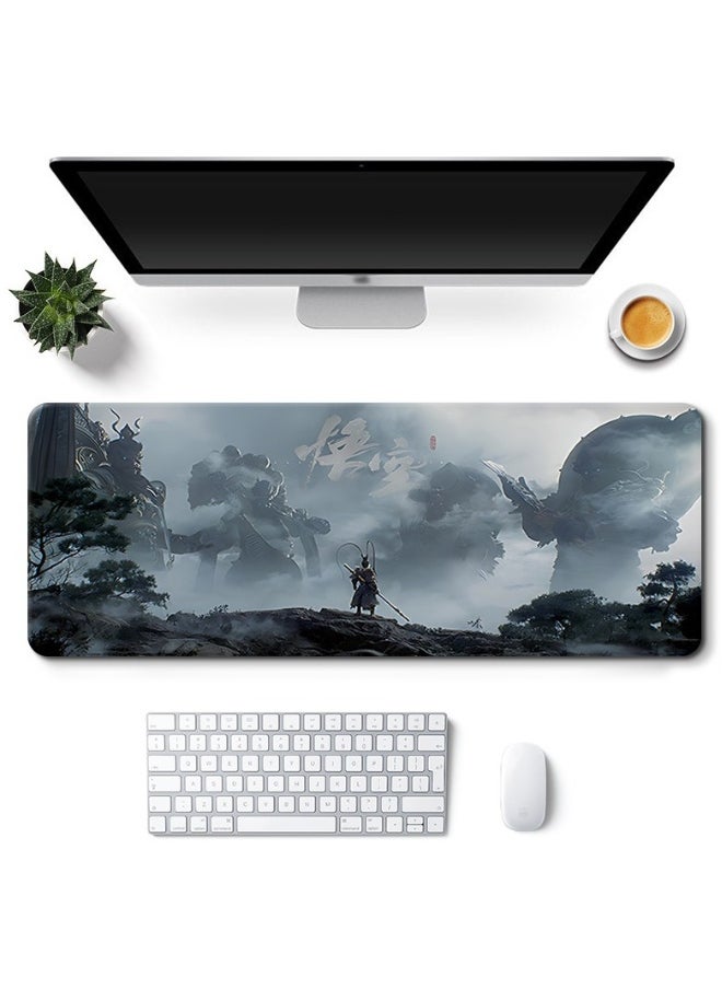 Black Myth Wukong Game Printed Large Mouse Pad, 800*300*3mm