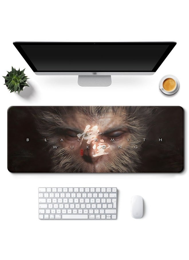 Black Myth Wukong Game Printed Large Mouse Pad, 800*300*3mm