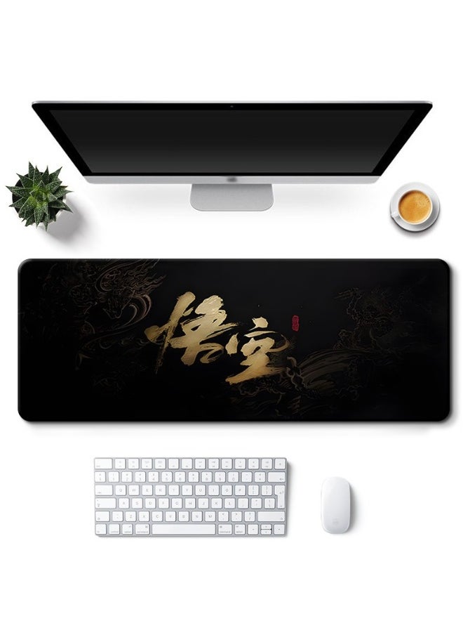 Black Myth Wukong Game Printed Large Mouse Pad, 800*300*3mm