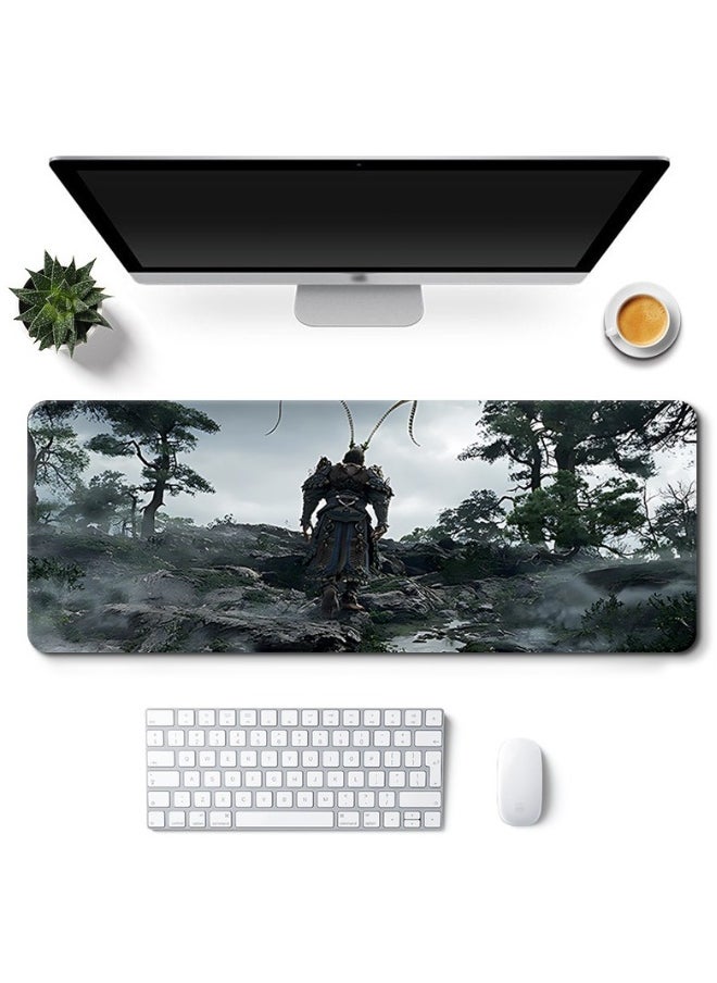 Black Myth Wukong Game Printed Large Mouse Pad, 800*300*3mm