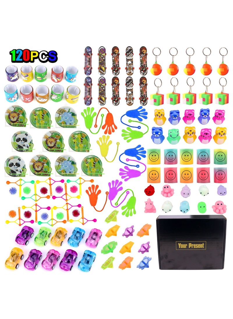 120 Pcs Small Toy Bulk Party Bag Fillers for Kids for Game Prizes, Classroom Rewards, Goody Bag/ Pinata Stocking Fillers for Birthday Party