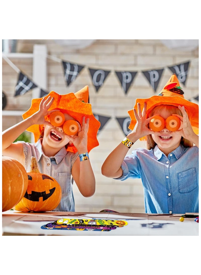 Slap Bracelets Bulk Party Favors for Kids - 24 Designs Snap Bracelets for  Decorations,  Goodie Treat Bag Stuffers Classroom Prizes Exchanging Gifts Supplies(100Pcs)