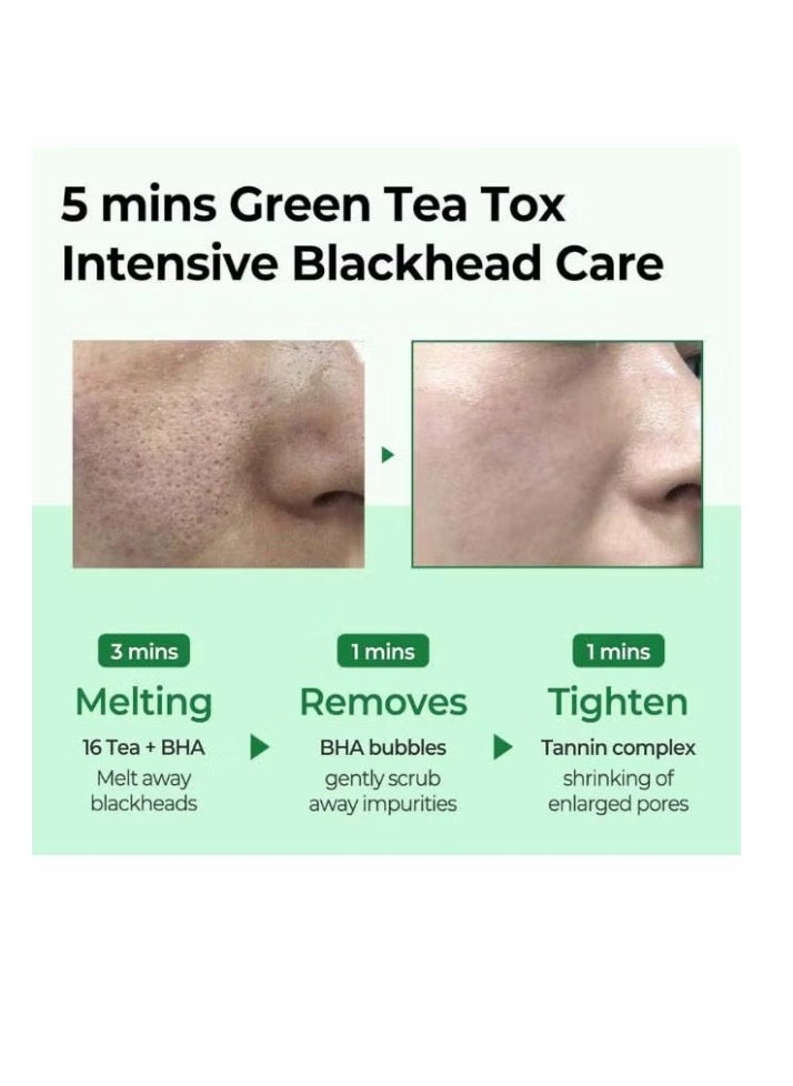 Bye Bye Blackhead 30 Days Miracle Green Tea Tox Bubble Cleanser 120grams