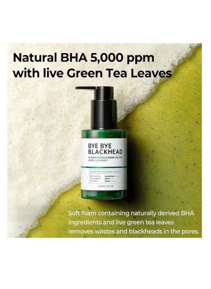 Bye Bye Blackhead 30 Days Miracle Green Tea Tox Bubble Cleanser 120grams