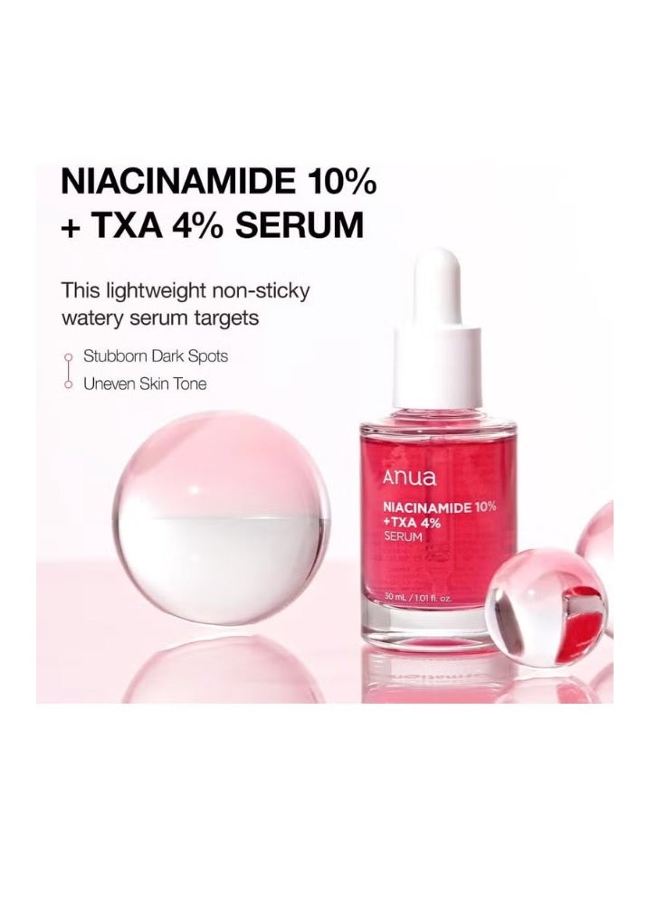 10% Niacinamide+ 4% Tranexamic Acid Serum, Ceramide, Hyaluronic Acid, Vitamin B12 Natural Color, for Sensitive Skin, Korean Glass Skin, Fragrance-free 30 mlml