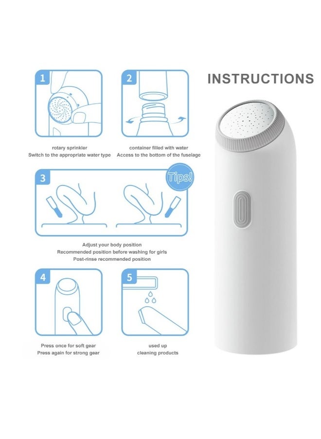 Ultra-Portable Electric Travel Shattaf Bidet