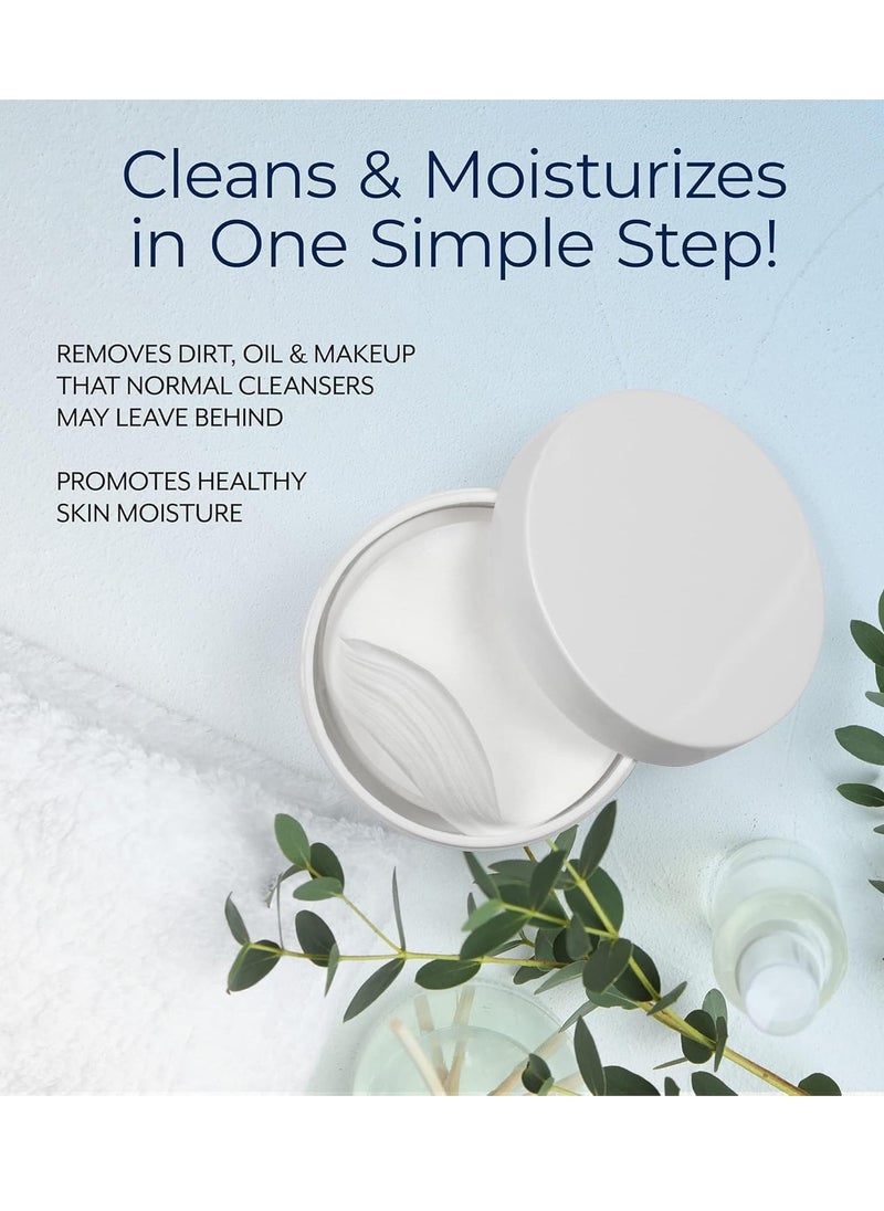 Plexaderm Reset and Replenish Pads with Hyaluronic Acid - remove Dirt, Oil & Makeup and Hydrate Skin