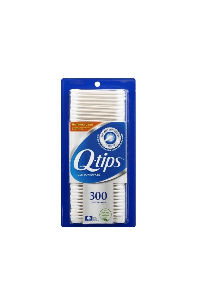 Q-tips Cotton Swabs ,SWAB,QTIPS,ANTIBAC,300/PK