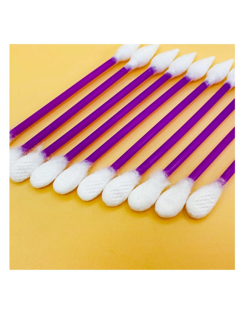 900pcs CGR Precision Cotton Swabs with Pointed and Flattened Tip Cosmetic Makeup Applicator(3x300pcs in bags)
