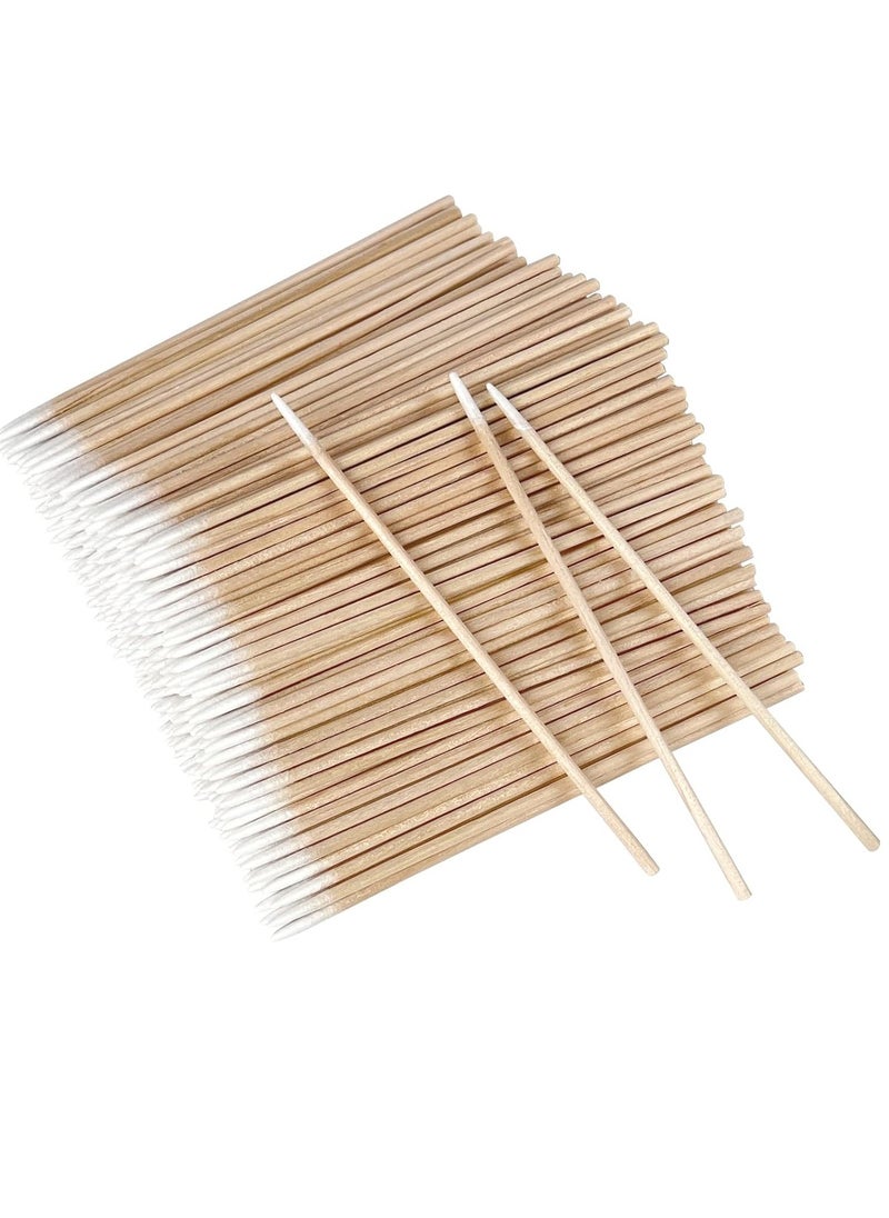 600 Pcs Microblading Cotton Swabs, 4 Inch Pointed Cotton Swabs, Eyebrow Tattoo Permanent Supplies, Cotton Sticks Applicator For Correcting Makeup Mistakes, Cleaning Nail Polish, Craft