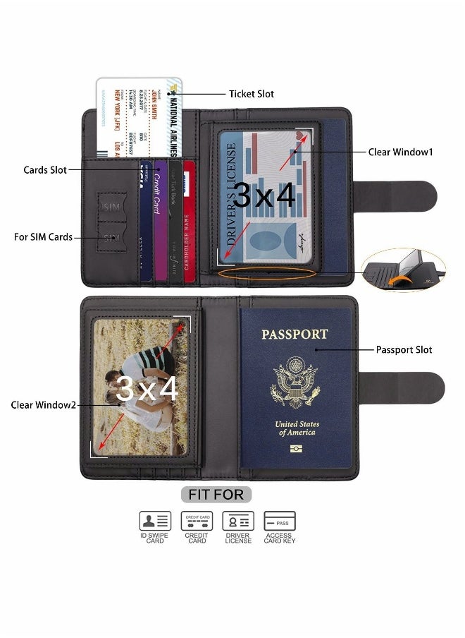 Passport Holder Card Slots, Creative Aircraft Certificate Storage Bag