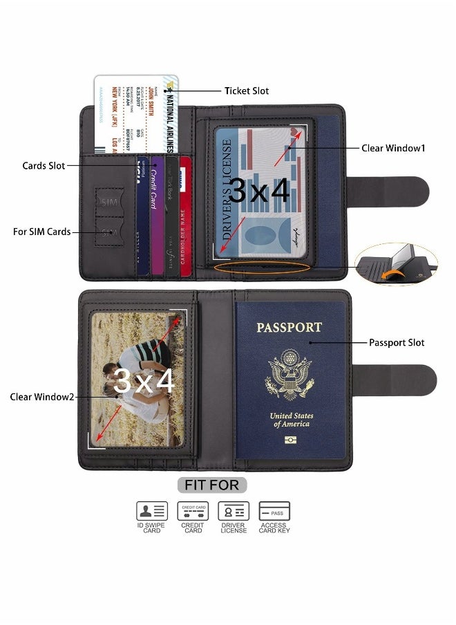 Passport Holder Card Slots, Creative Aircraft Certificate Storage Bag