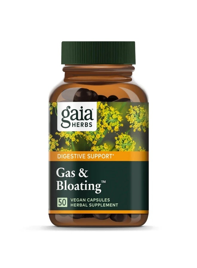 Gas & Bloating, Digestive Support* 50 Vegan Capsules