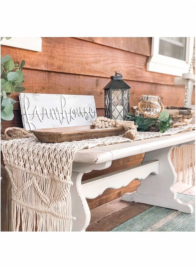 Macrame Table Runner Woven Wedding Table Decor