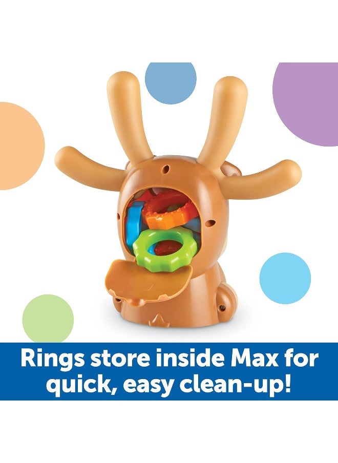 Learning Resources Max the Fine Motor Moose - 13 Pieces, Ages 2+ Toddler Learning Toys, Fine Motor Toy for Toddlers, Preschool Toys, M