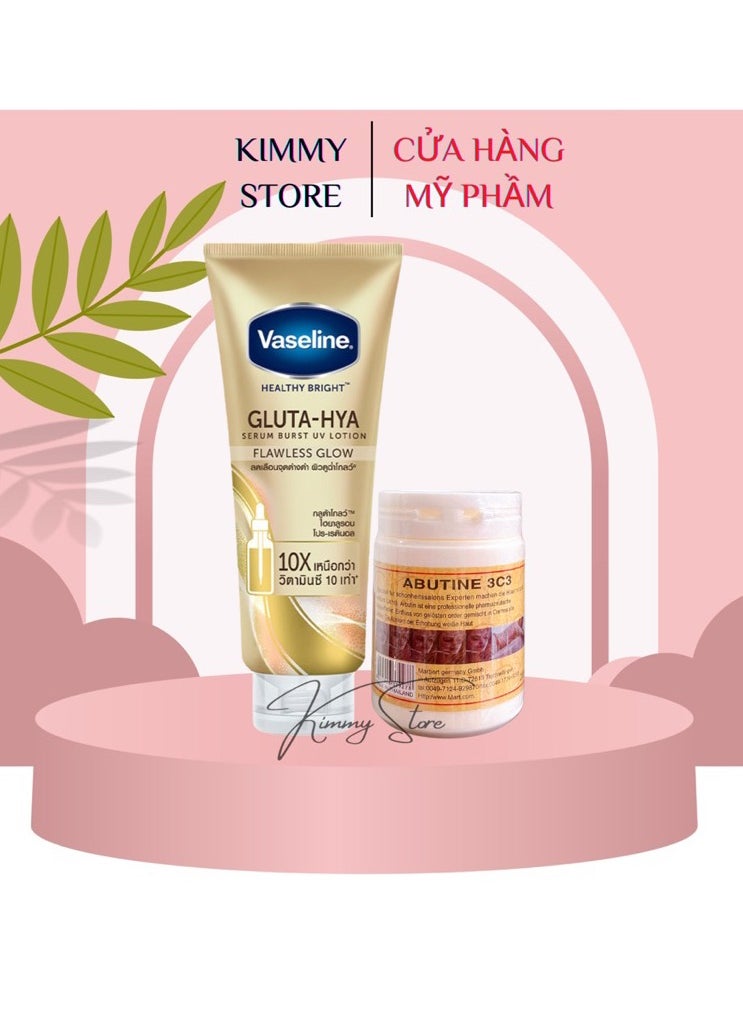 Vaseline gluta-hya flawless glow and abutine 3c3