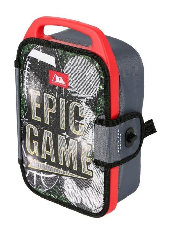 California Innovations - Deluxe Zipperless Lunch Pack - Epic Game Lunch Box