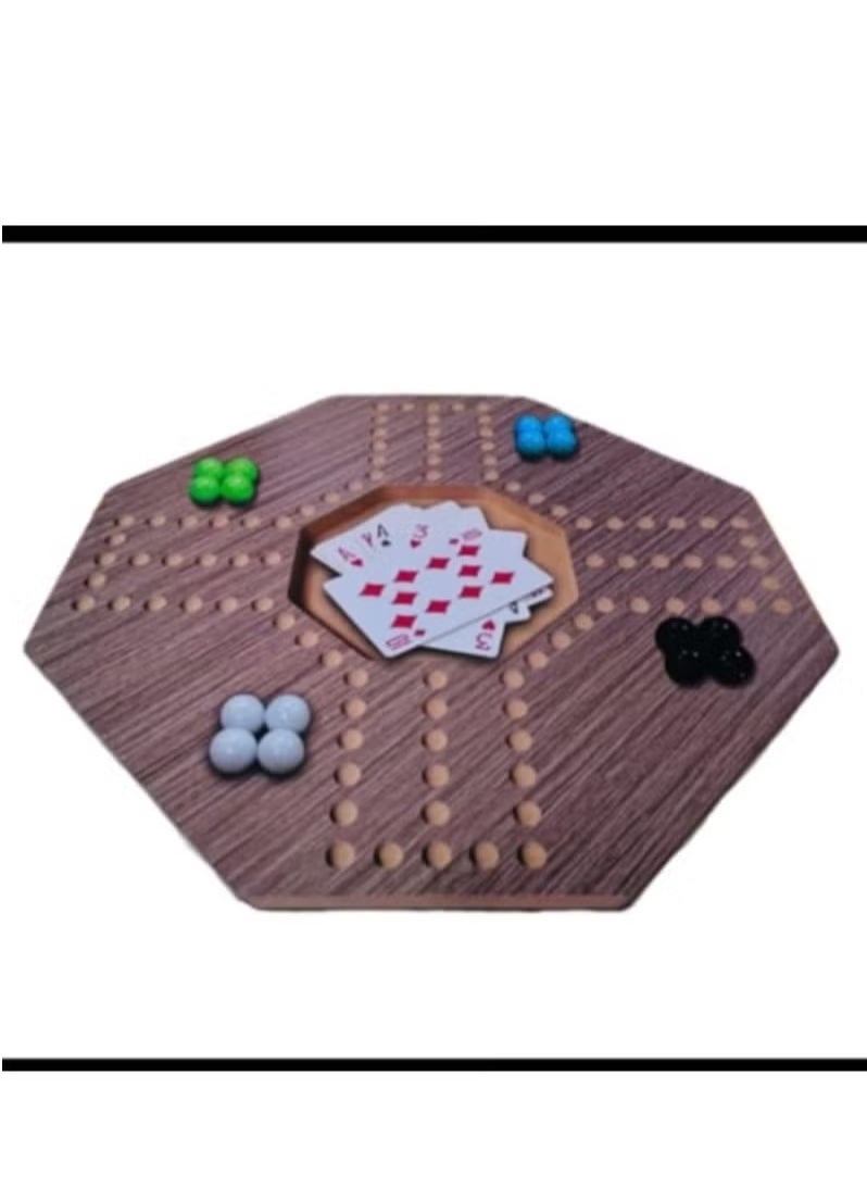 Jackaroo Board Game,Folding Board Game for 4 Players