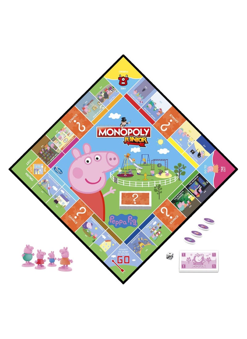 Peppa Edition Board Game for 2-4 Players, Indoor Games for Kids