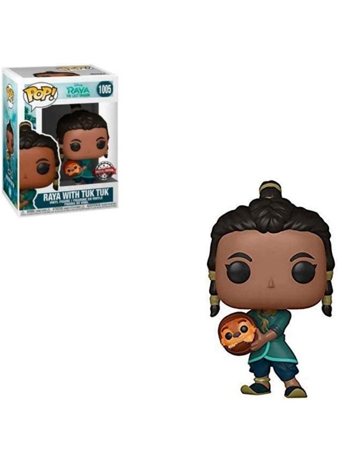 Funko Pop! Disney: Raya and The Last Dragon – Raya and Baby Tuk Tuk Vinyl Figure