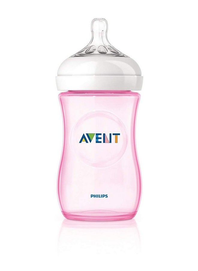 Ps Avent Natural Response 3.0 Pink Feeding Bottle 260Ml Scy903/11