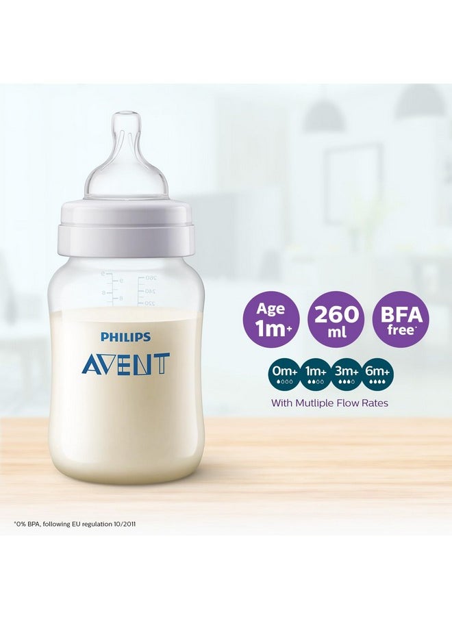 Ps Avent Anti-Colic Baby Feeding Bottles | 9Oz/260Ml - Pack Of 2 | Scy103/20