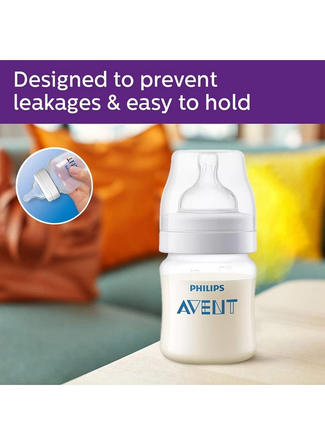 Ps Avent Anti Colic Bottle (White, 125Ml) - Twin Pack