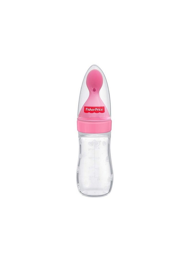 Squeezy Silicone Food Feeder For Baby, Pink, 125Ml