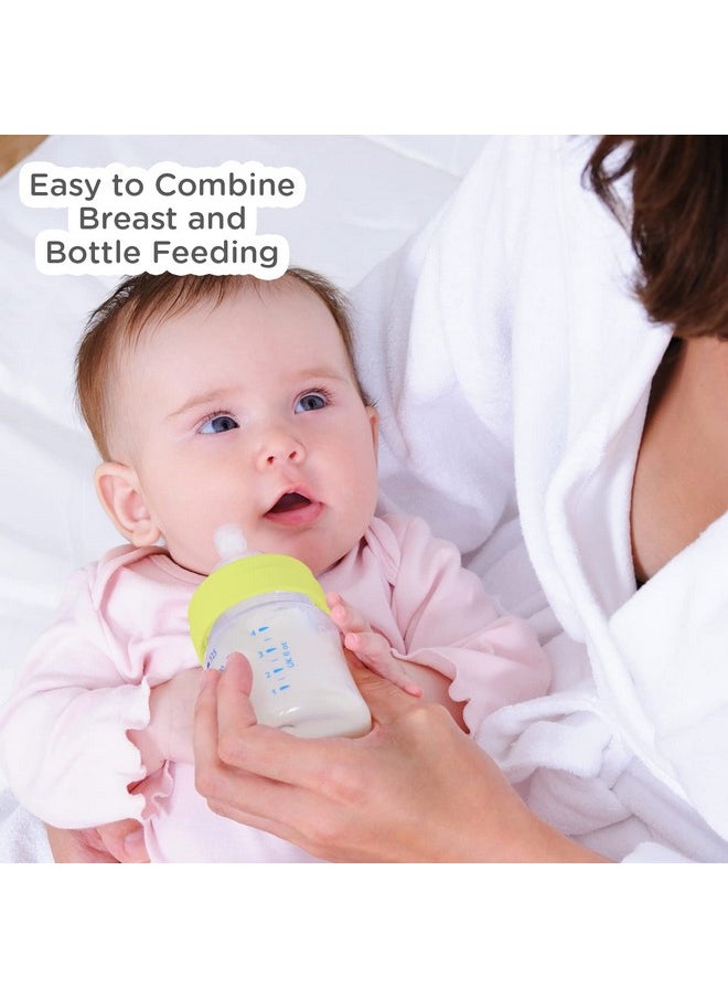 Eazy Flo Premium Baby Feeding Bottle (250 Ml, Blue/Green)