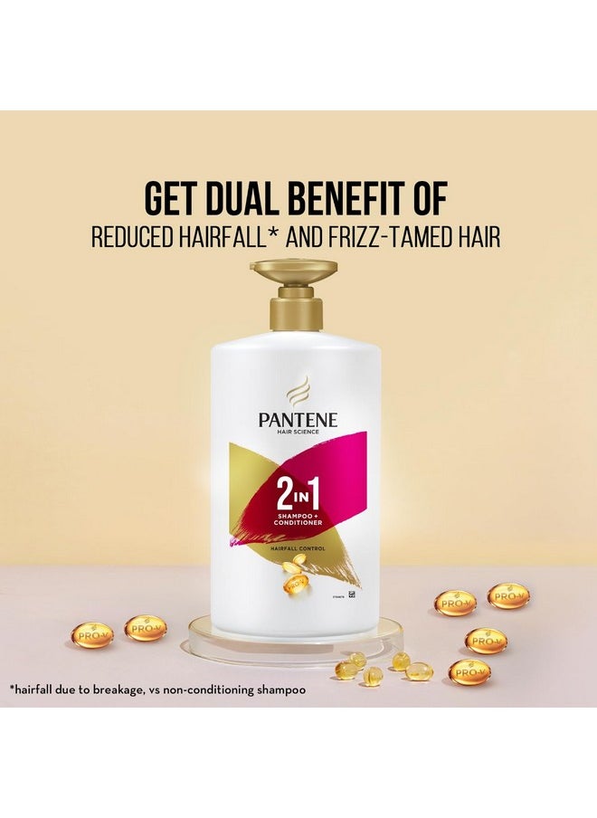 Advanced Hairfall Solution, 2In1 Anti-Hairfall Shampoo & Conditioner For Women, 1L