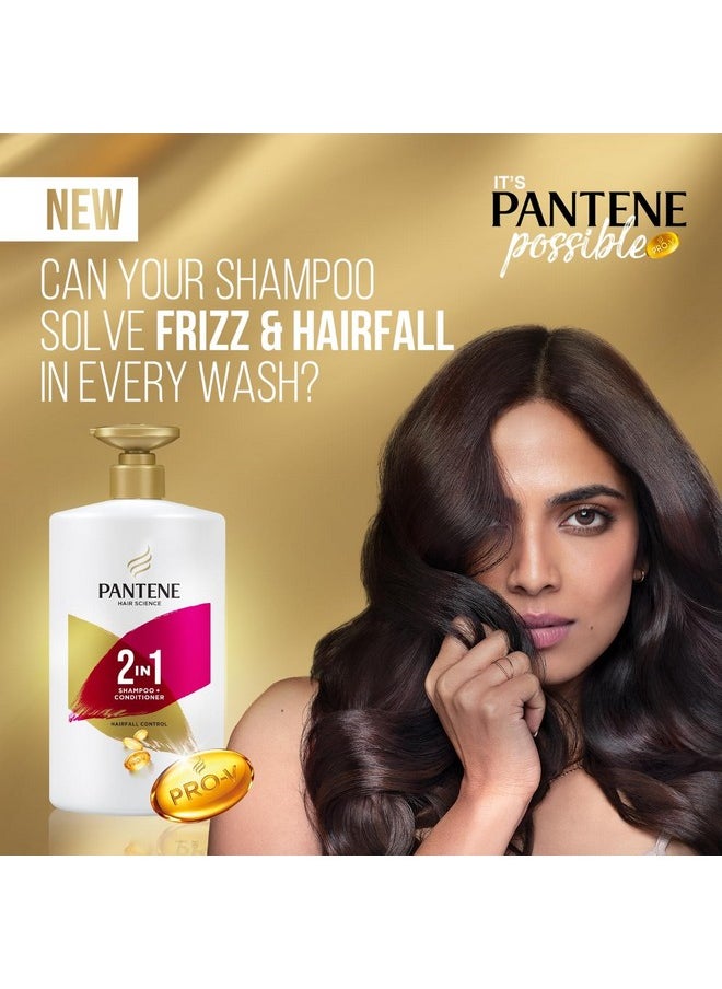 Advanced Hairfall Solution, 2In1 Anti-Hairfall Shampoo & Conditioner For Women, 1L